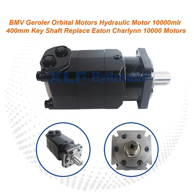 Orbitální hydraulický motor Geroler řady BMV 10000 Ml/r se 400mm hřídelí klíče nahrazuje motory Eaton Char-Lynn 10000